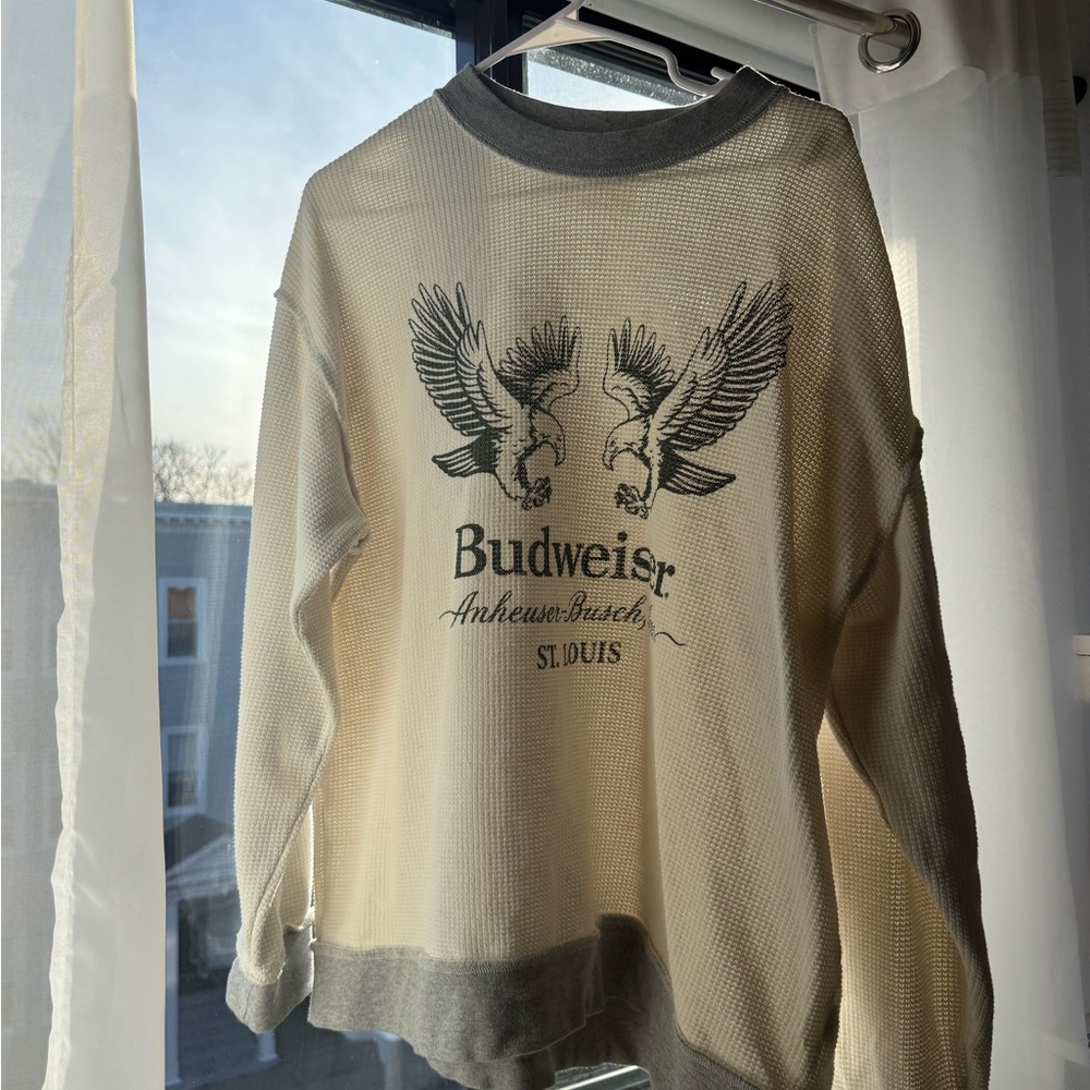 Budweiser Sweater with Eagle Design